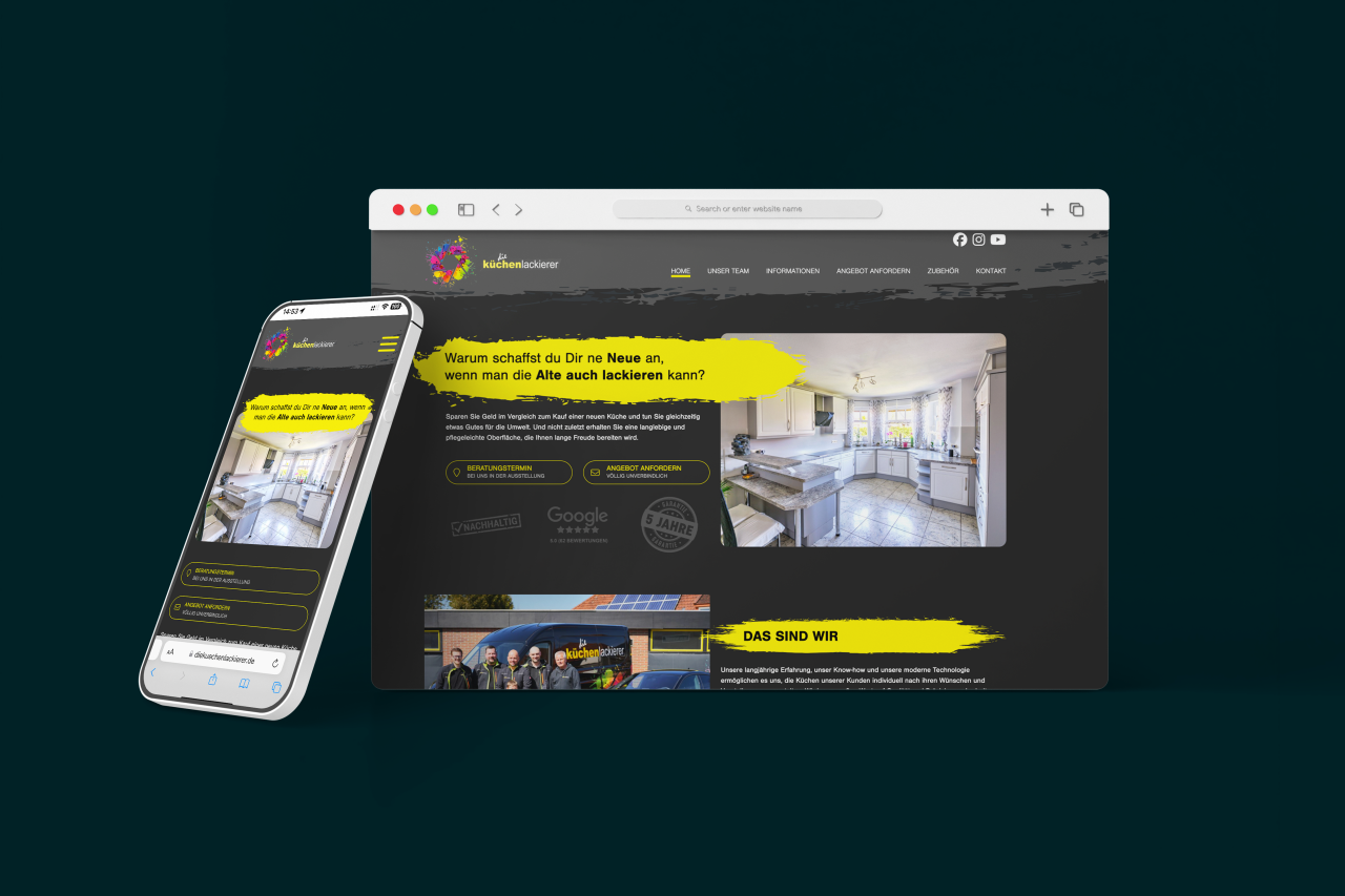 Die Küchenlackierer (Mockup)